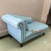 โซฟา Bed (Daybed) สไตล์วินเทจ ขากลึง ดึงกระดุม  รุ่นปลายโค้ง